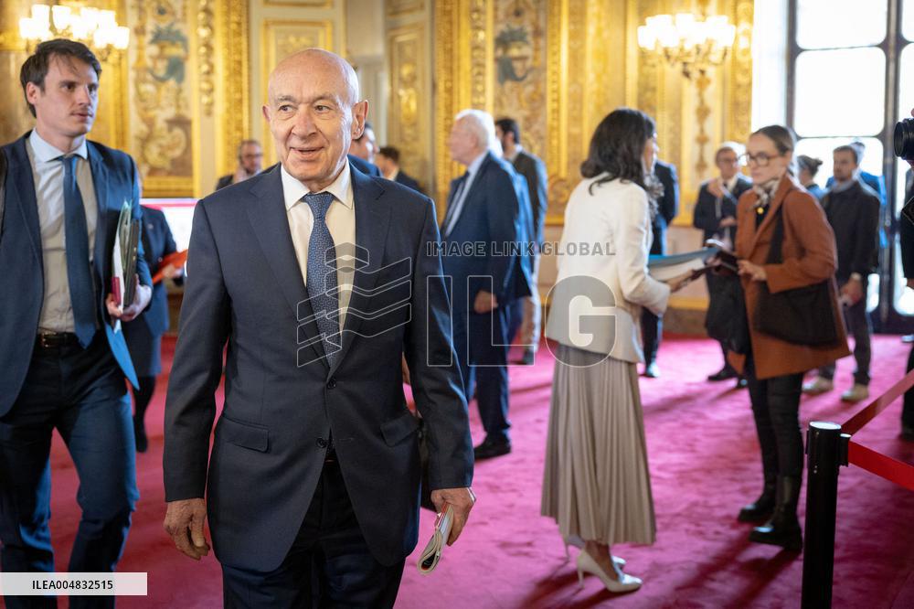 Session of questions to the government at The French Senate - Paris AJ