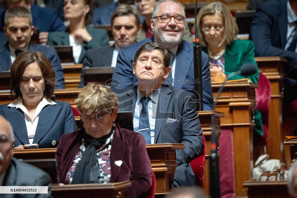 Session of questions to the government at The French Senate - Paris AJ