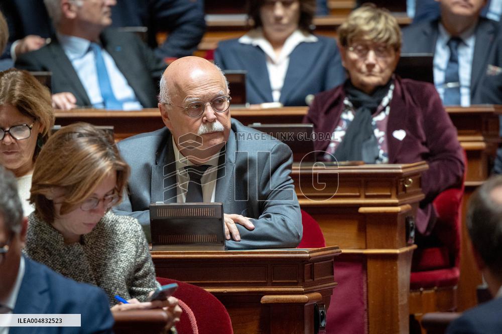 Session of questions to the government at The French Senate - Paris AJ