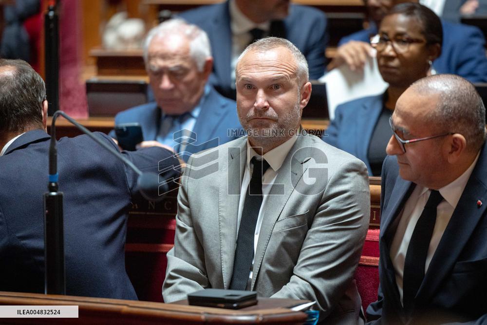 Session of questions to the government at The French Senate - Paris AJ