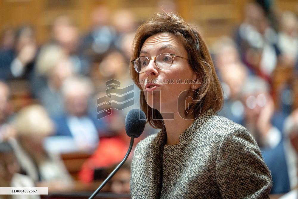 Session of questions to the government at The French Senate - Paris AJ