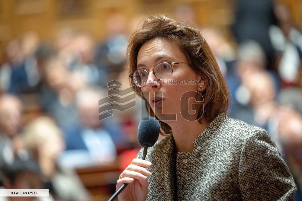 Session of questions to the government at The French Senate - Paris AJ