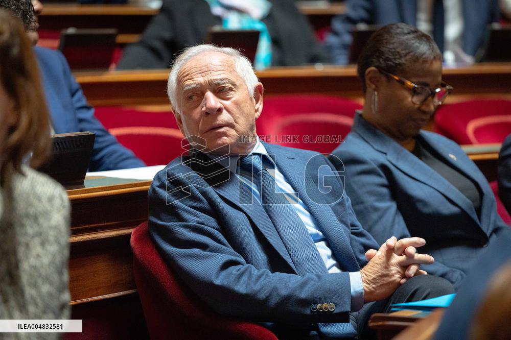 Session of questions to the government at The French Senate - Paris AJ
