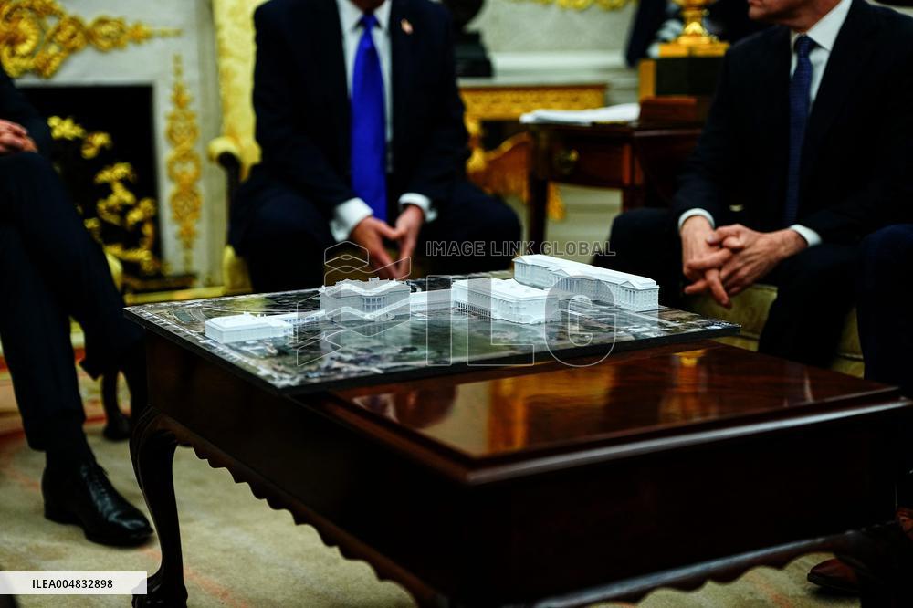 Trump Meets Rutte of NATO in the Oval Office