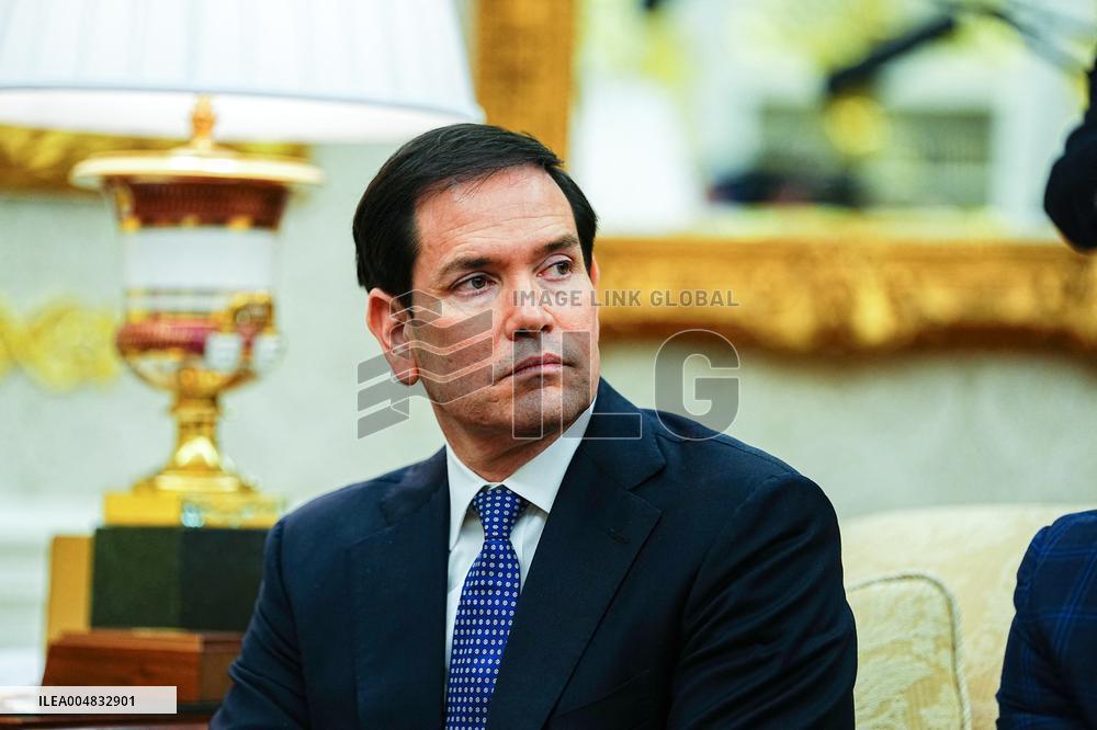 Trump Meets Rutte of NATO in the Oval Office