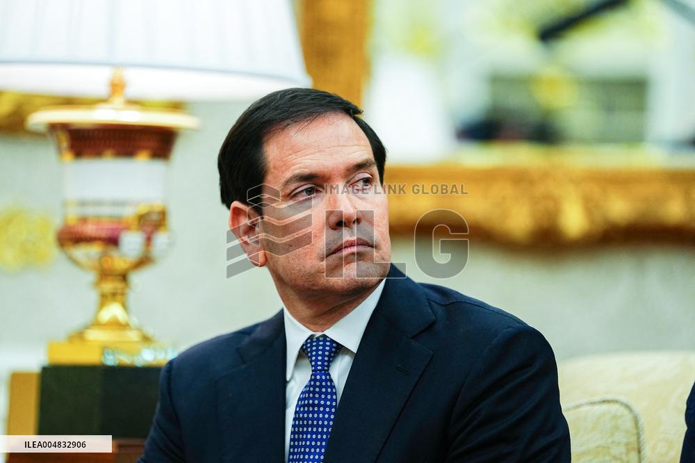 Trump Meets Rutte of NATO in the Oval Office