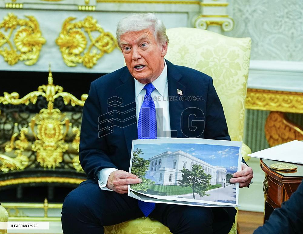 Trump Meets Rutte of NATO in the Oval Office