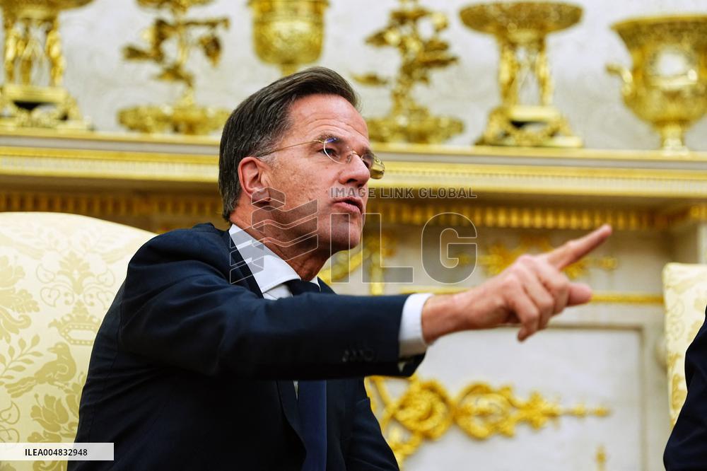Trump Meets Rutte of NATO in the Oval Office
