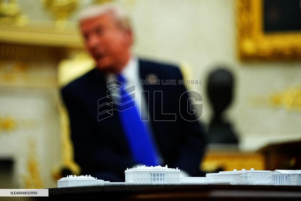 Trump Meets Rutte of NATO in the Oval Office