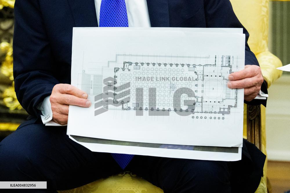 Trump Meets Rutte of NATO in the Oval Office