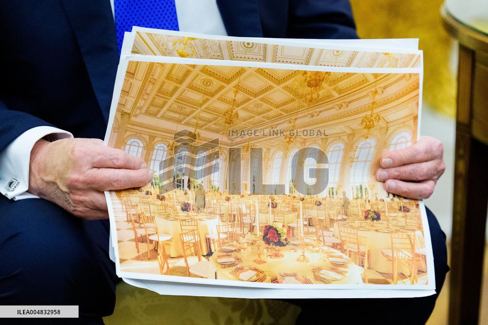 Trump Meets Rutte of NATO in the Oval Office