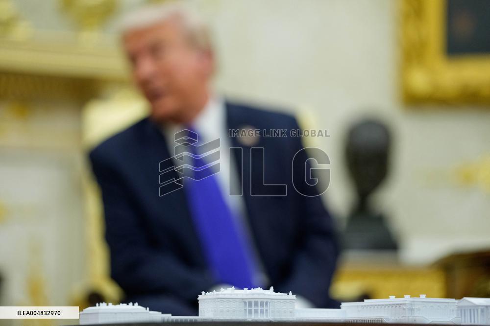 Trump Meets Rutte of NATO in the Oval Office