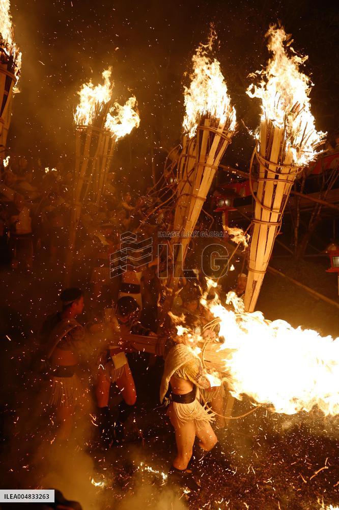 Fire festival in Kyoto