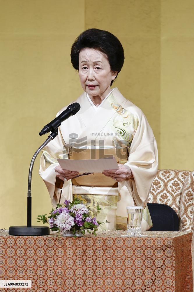 Praemium Imperiale award ceremony in Tokyo