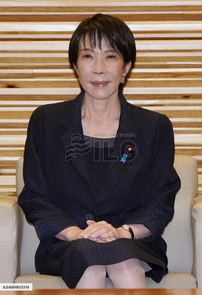 New Japan PM Takaichi