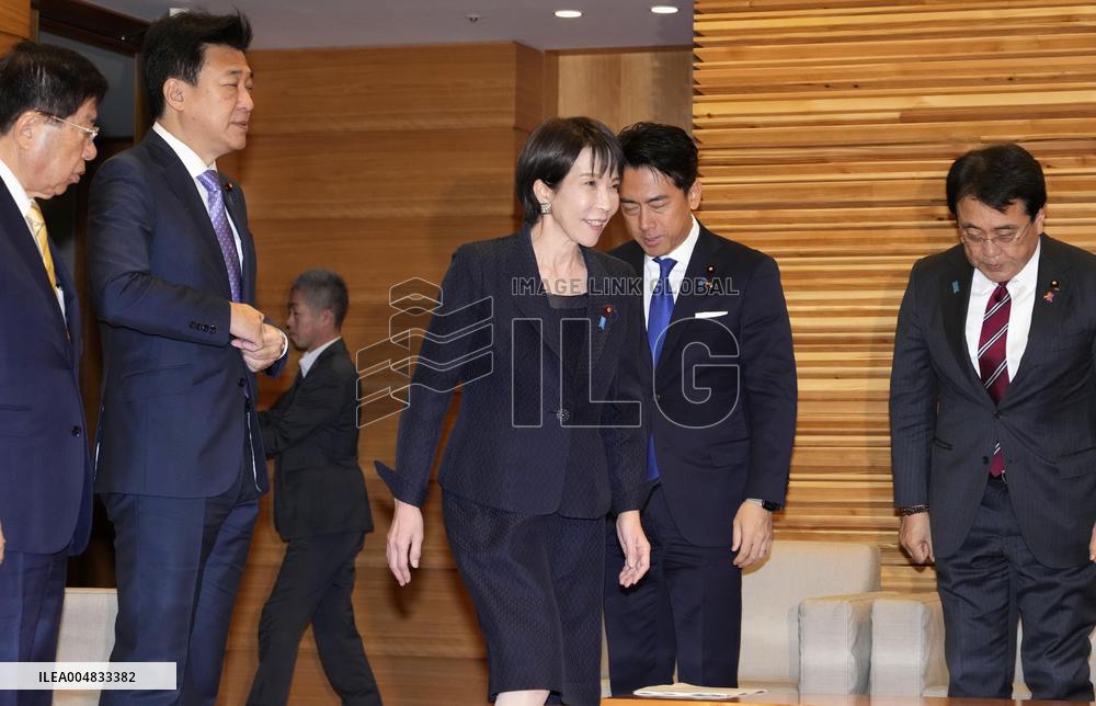 New Japan PM Takaichi