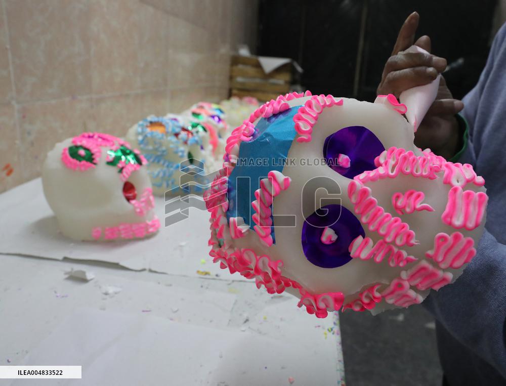 Skull Candy Production For Dia De Muertos - Mexico