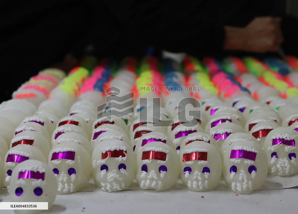 Skull Candy Production For Dia De Muertos - Mexico