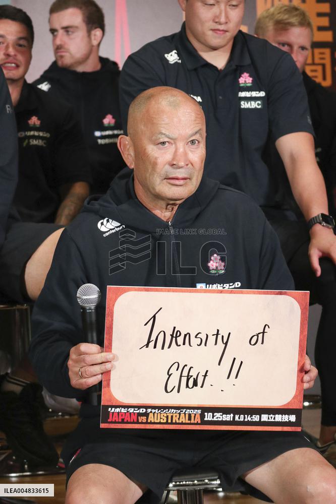 Rugby: Japan head coach Jones