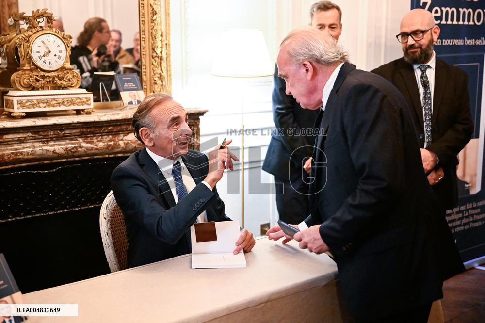 Zemmour new book