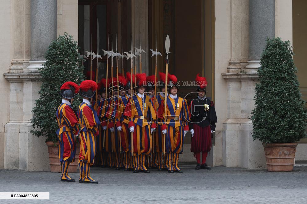 King Charles III And Queen Camilla Vist To Vatican