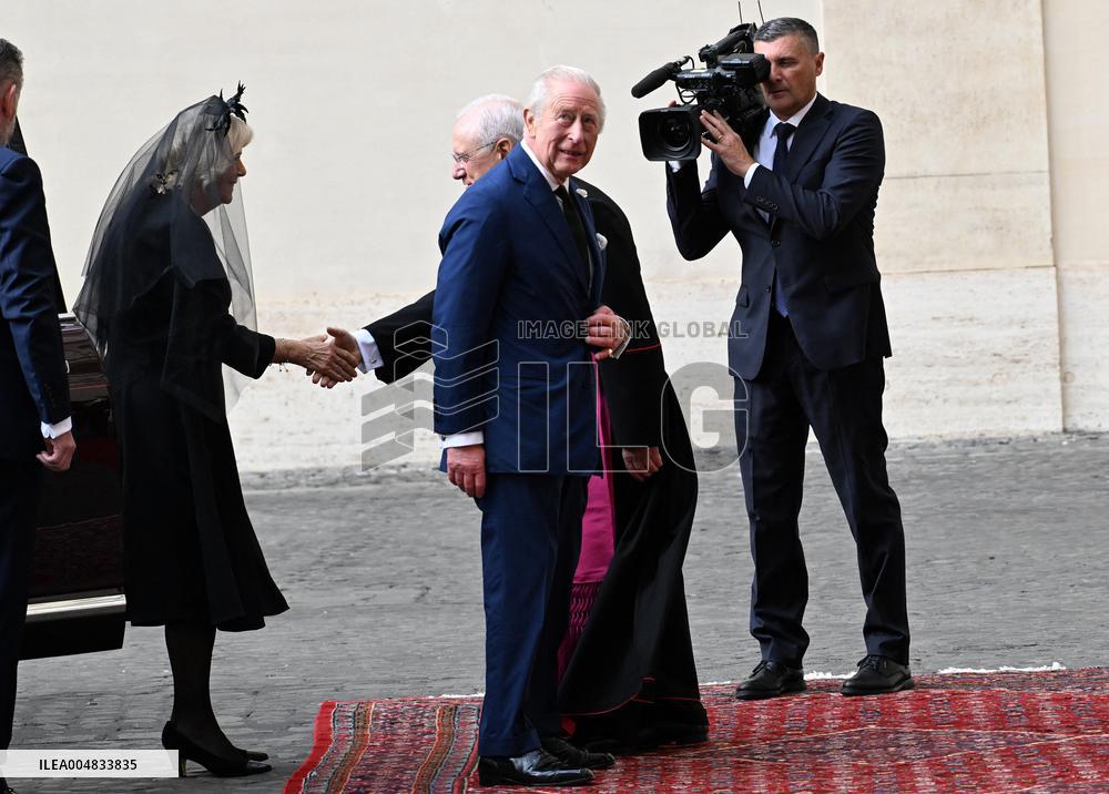 King Charles III and Queen Camilla Visit The Vatican