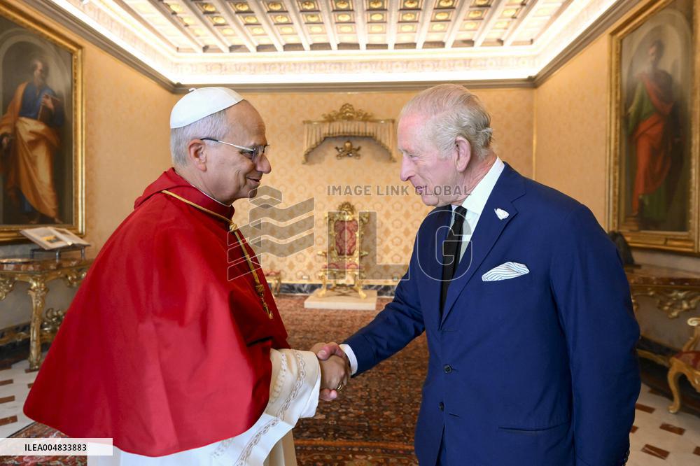 King Charles III and Queen Camilla State Visit To The Vatican