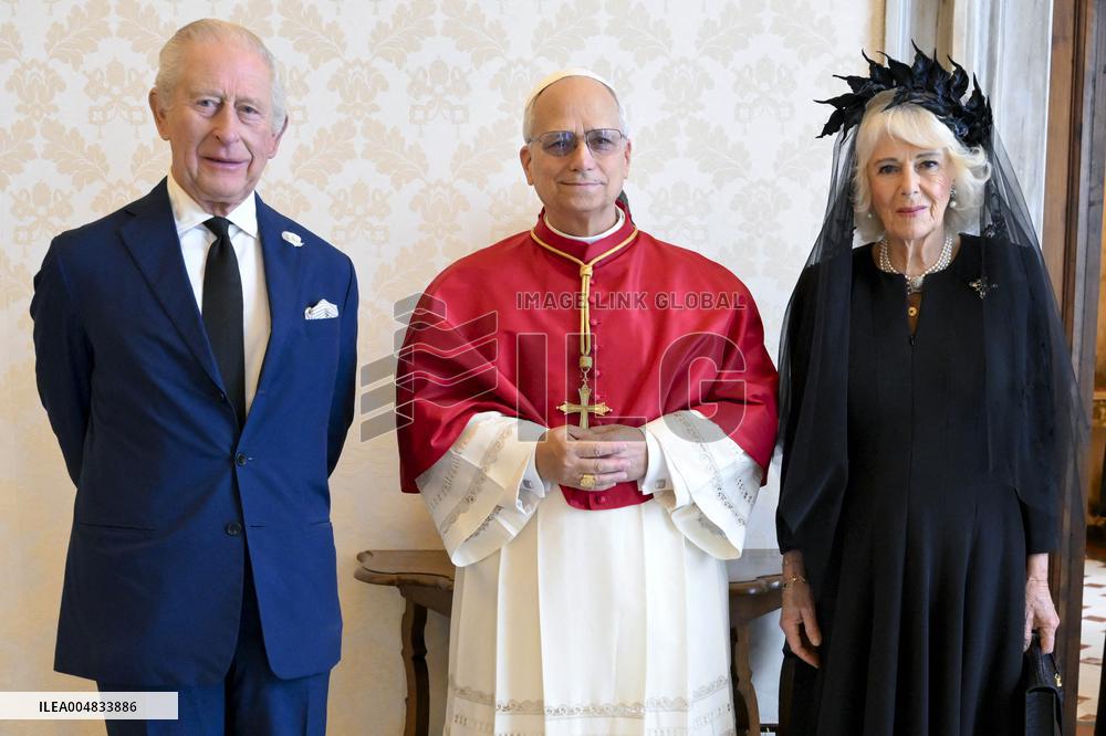 King Charles III and Queen Camilla State Visit To The Vatican