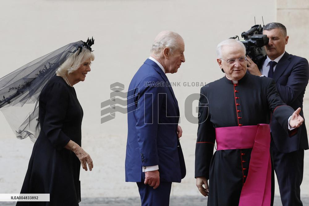 King Charles III and Queen Camilla State Visit To The Vatican