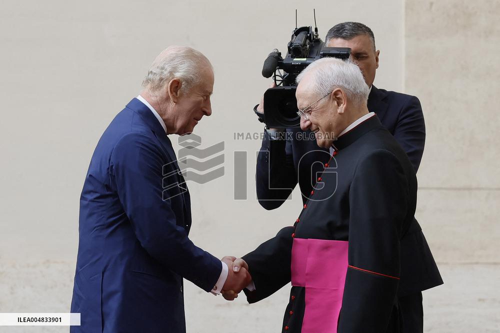King Charles III and Queen Camilla State Visit To The Vatican