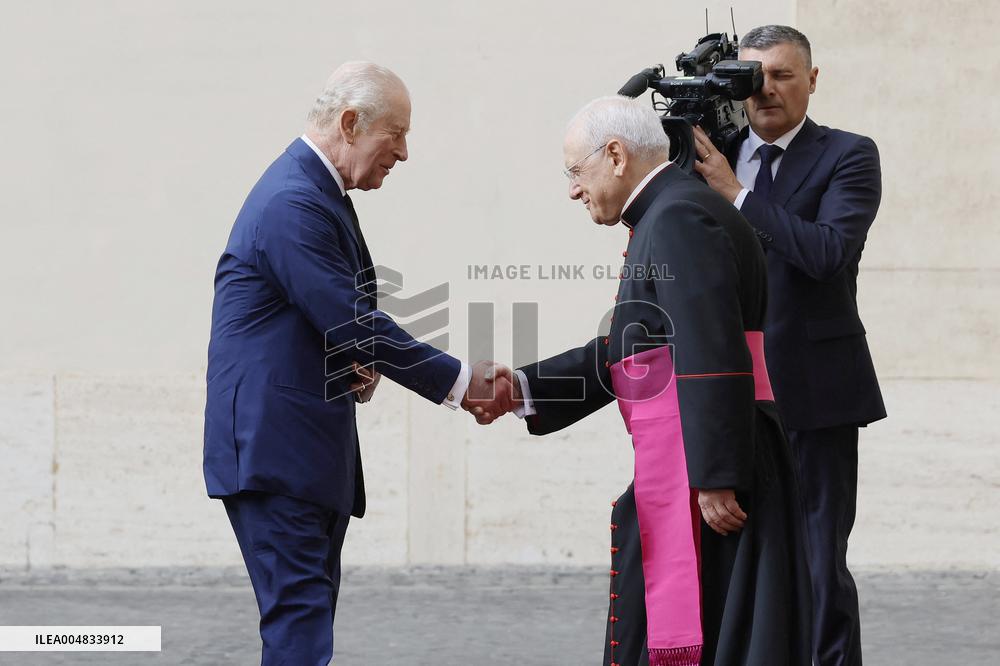 King Charles III and Queen Camilla State Visit To The Vatican