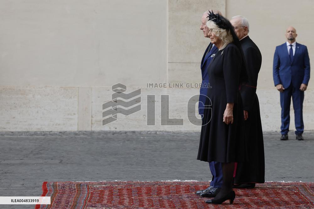 King Charles III and Queen Camilla State Visit To The Vatican