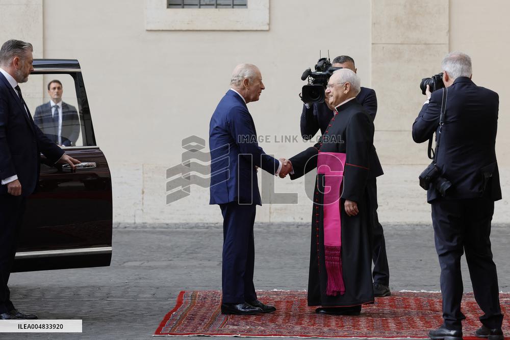 King Charles III and Queen Camilla State Visit To The Vatican