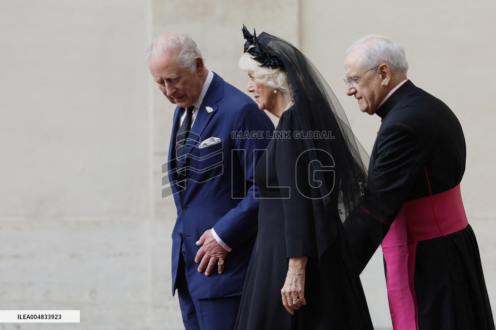 King Charles III and Queen Camilla State Visit To The Vatican