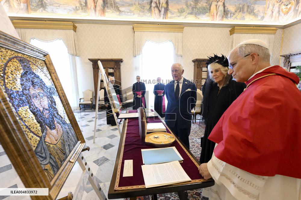 King Charles III and Queen Camilla State Visit To The Vatican