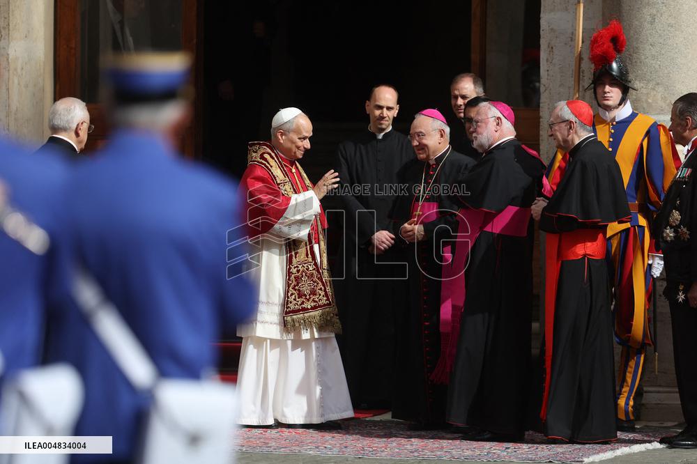 King Charles III And Queen Camilla Vist To Vatican