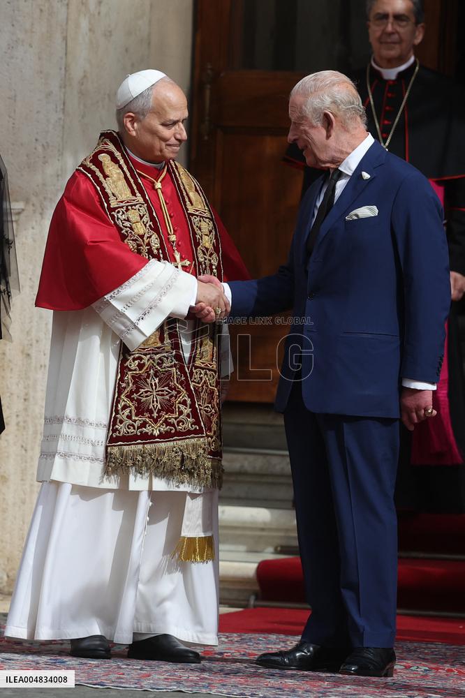 King Charles III And Queen Camilla Vist To Vatican