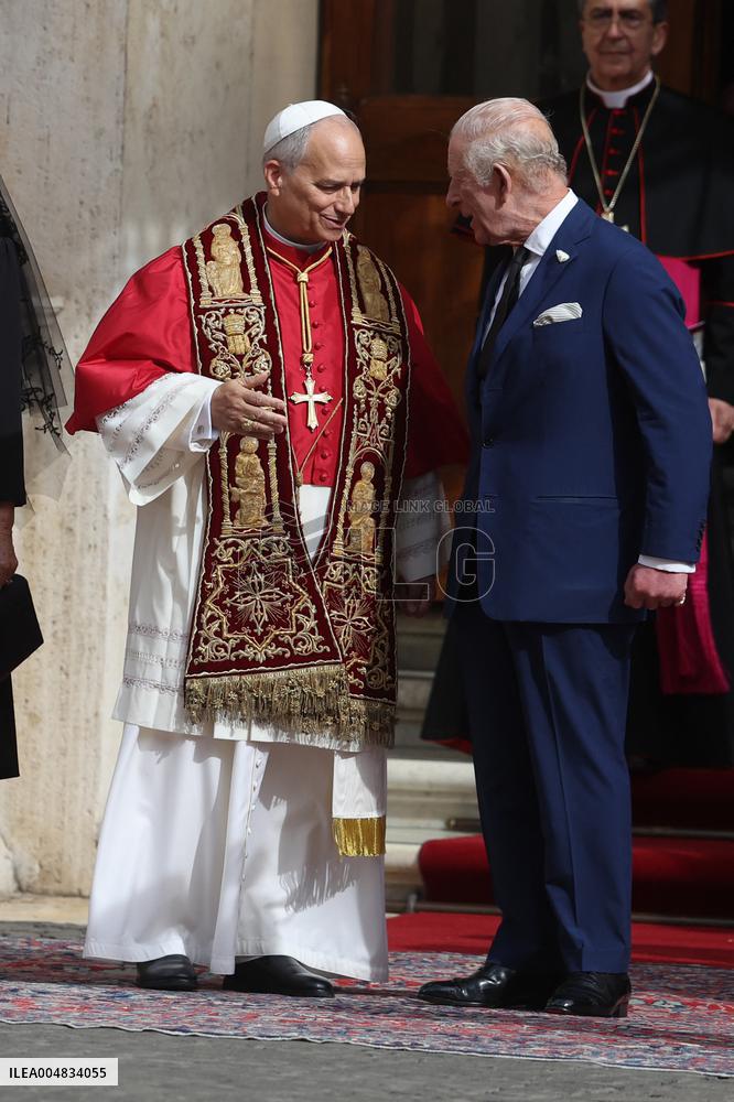 King Charles III And Queen Camilla Vist To Vatican