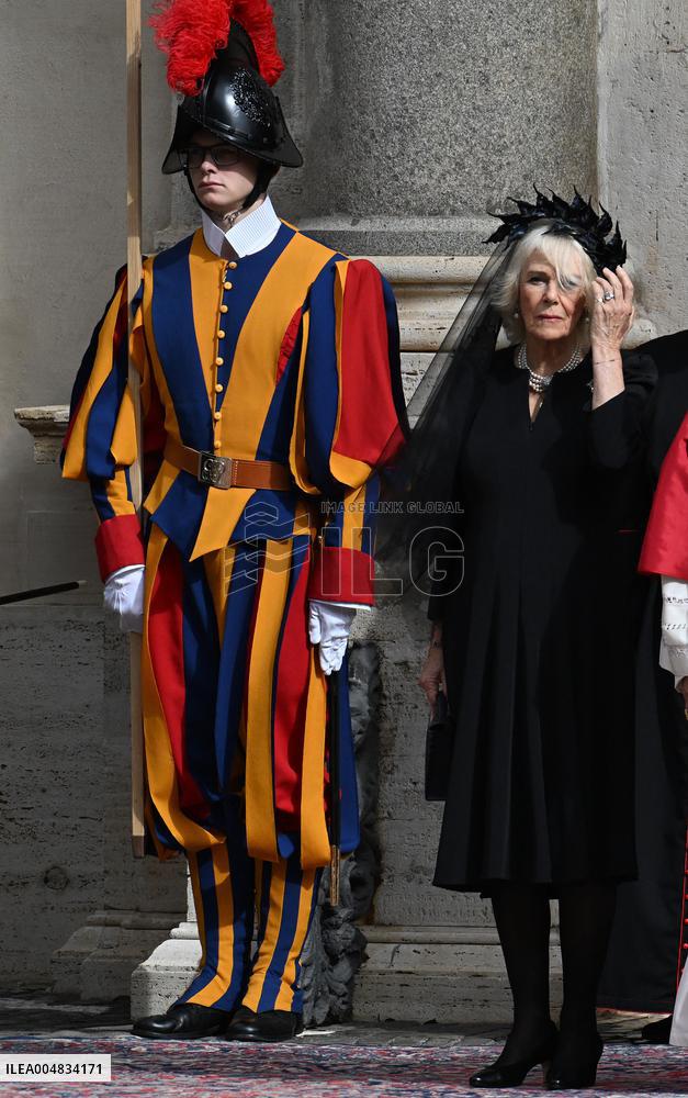 British Royal Couple And Pope Leo XIV At The Vatican