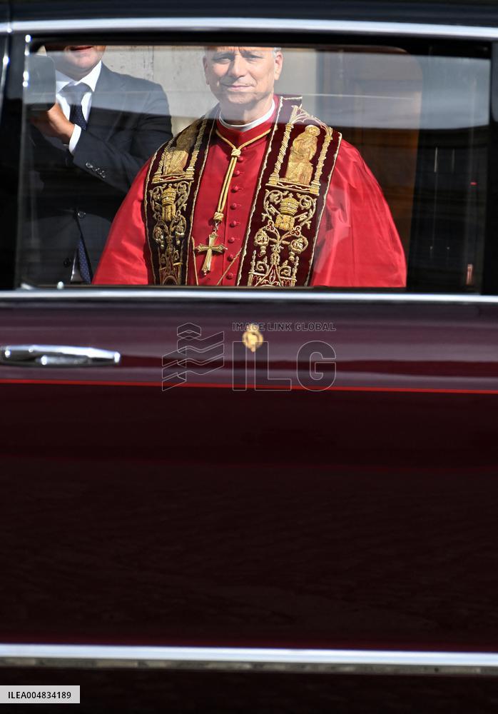 British Royal Couple And Pope Leo XIV At The Vatican