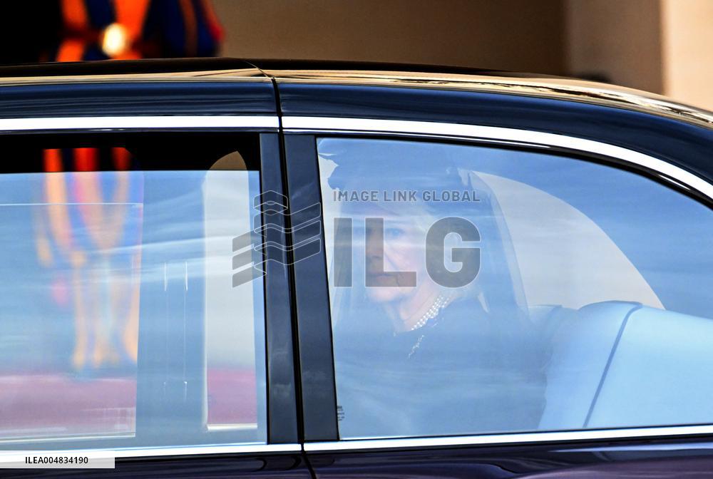 British Royal Couple And Pope Leo XIV At The Vatican