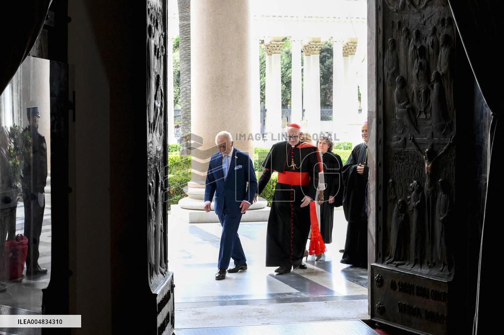 King Charles III Receives Royal Confrater Of St. Paul Title - Rome