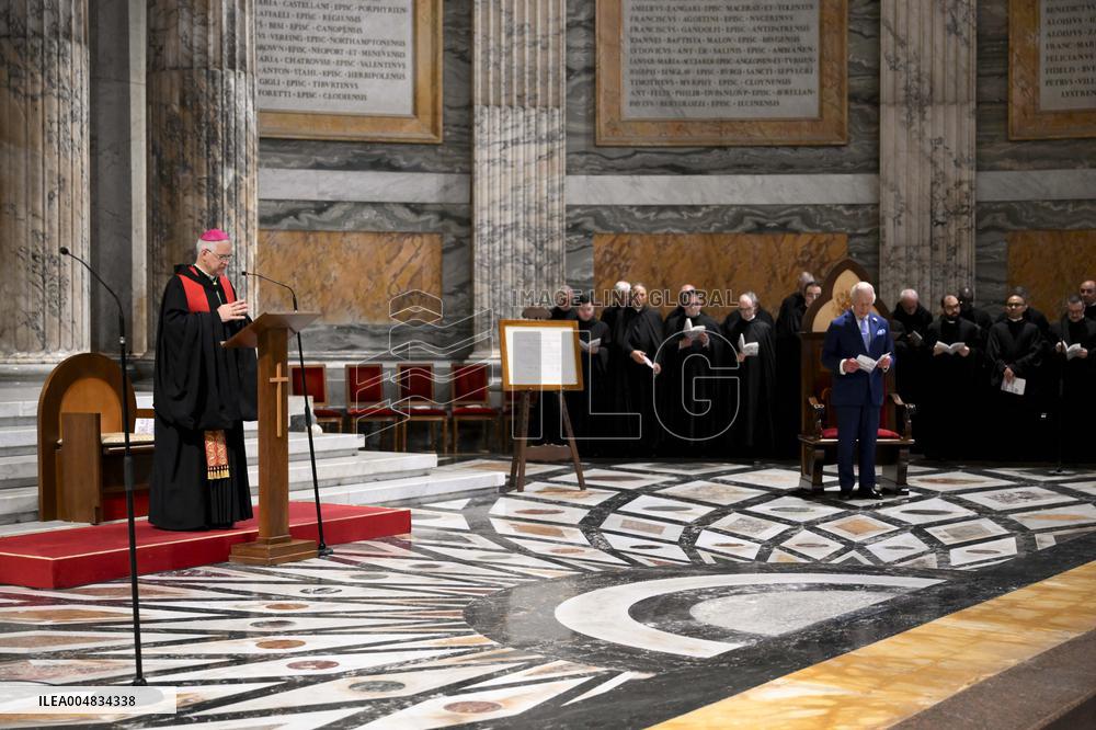King Charles III Receives Royal Confrater Of St. Paul Title - Rome