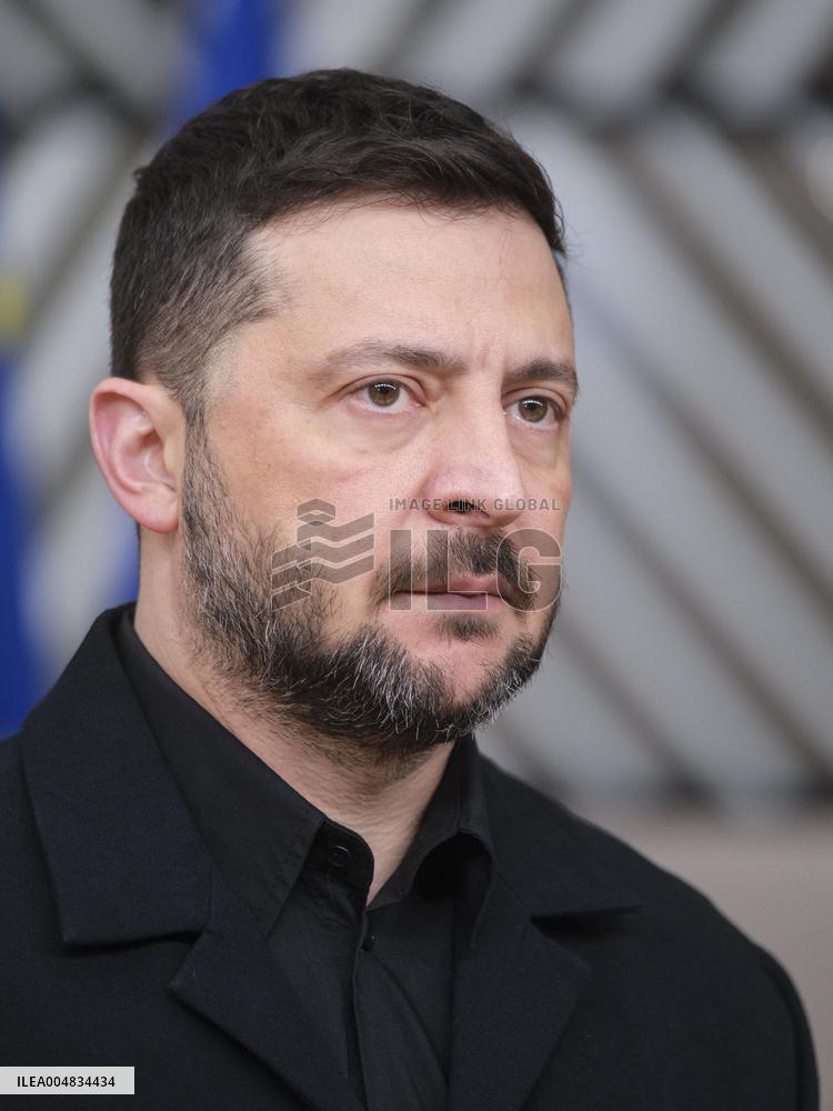 European Leaders At EU Summit About Russian Sanctions Package - Brussels