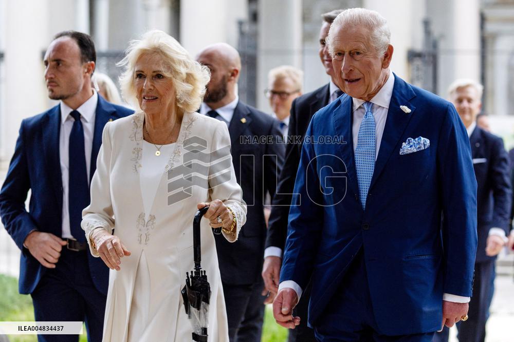 King Charles III And Camilla At St.Paul Basilica - Rome