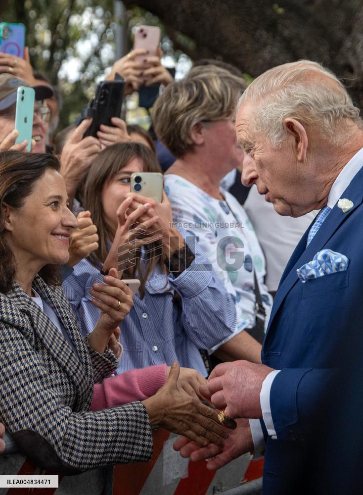 King Charles III And Camilla At St.Paul Basilica - Rome