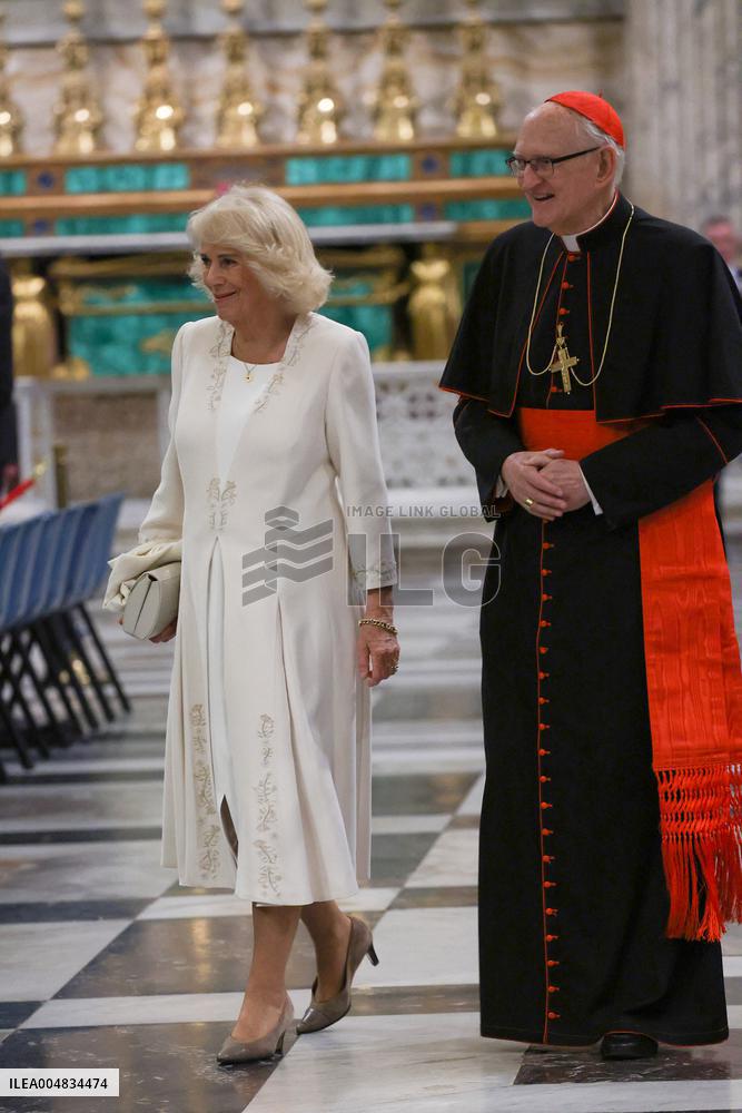 King Charles III And Camilla At St.Paul Basilica - Rome
