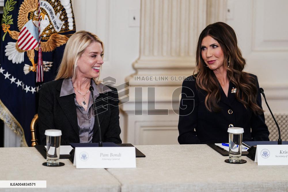 President Trump speaks at roundtable with Homeland Security Task Force