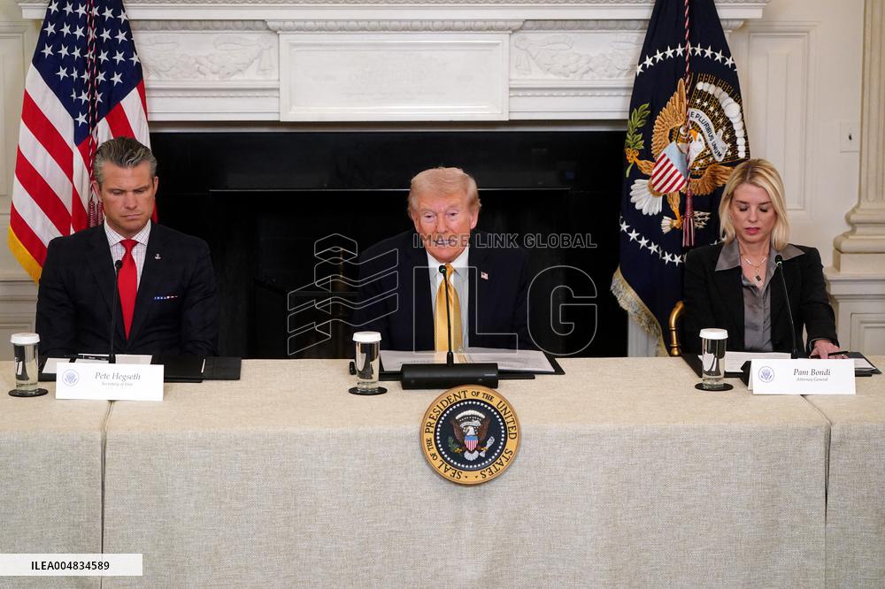 President Trump speaks at roundtable with Homeland Security Task Force