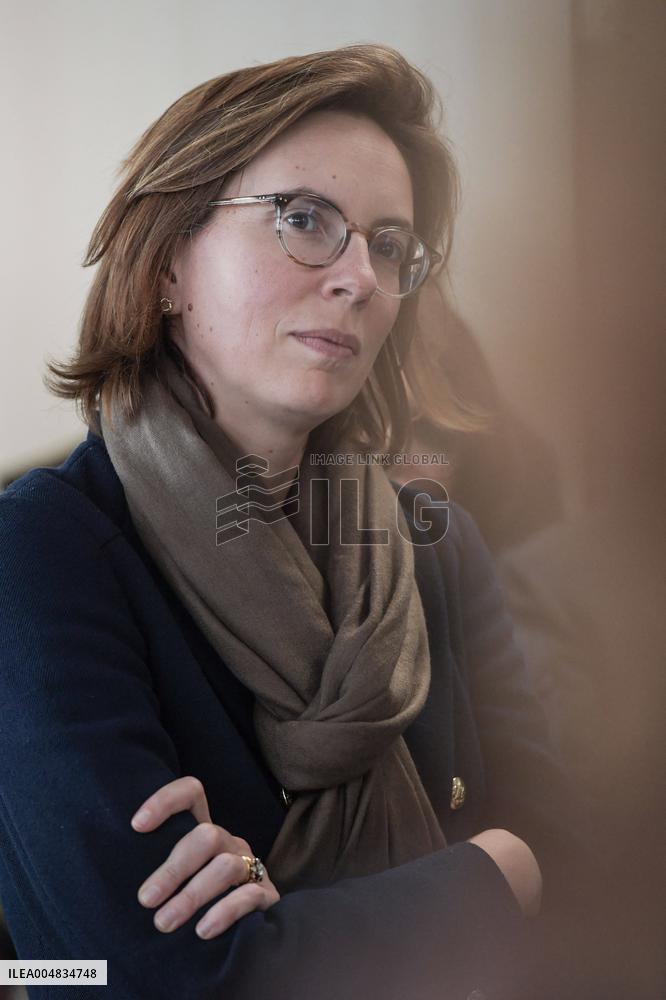 Sebastien Lecornu during a visit at DNEF and the National and DVNI - Romainville